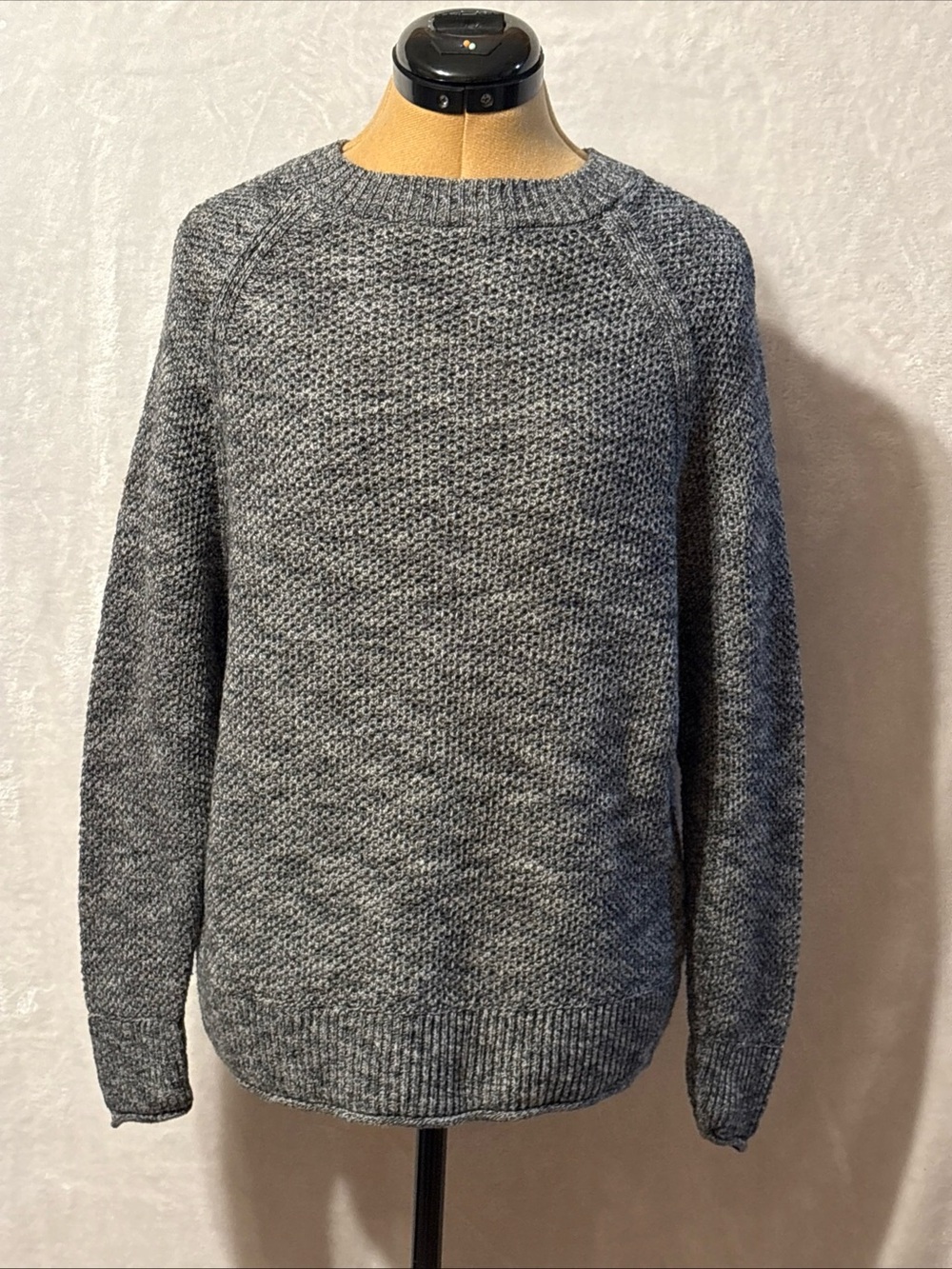 Sonoma Gray Marled Crewneck Women's Sweater